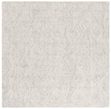 Safavieh Ebony 6'-0" x 6'-0" Rug in Grey / Ivory