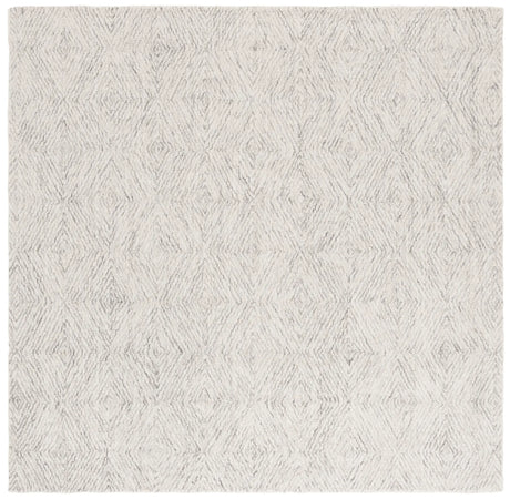 Safavieh Ebony 6'-0" x 6'-0" Rug in Grey / Ivory