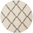 Safavieh Sgd-Dallas Shag 6'-0" x 6'-0" Rug in Ivory / Grey