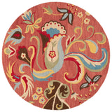 Safavieh Blossom 6'-0" x 6'-0" Rug in Rust / Multi
