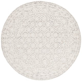 Safavieh Ebony 6'-0" x 6'-0" Rug in Grey / Ivory
