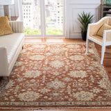 Safavieh Samarkand 6'-0" x 9'-0" Rug in Rust / Grey