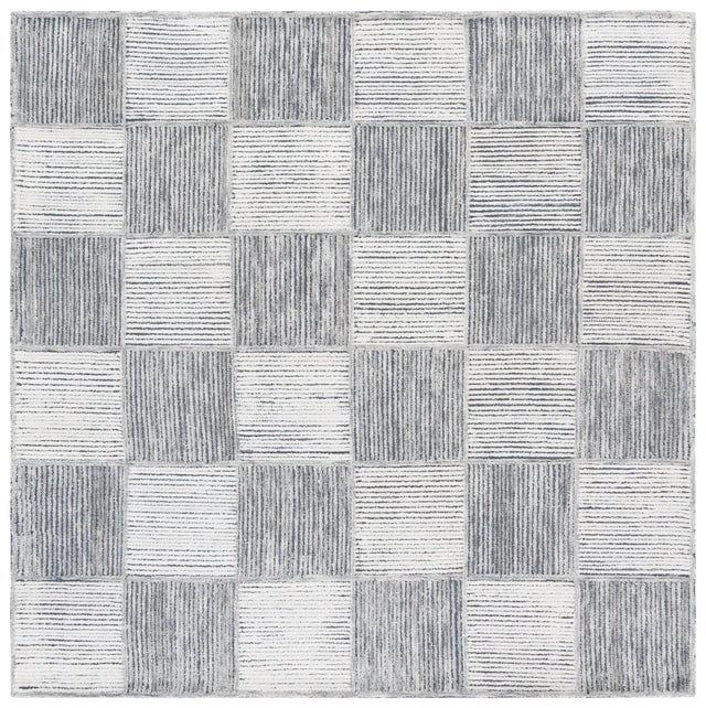 Safavieh Ebony 6'-0" x 6'-0" Rug in Ivory / Grey