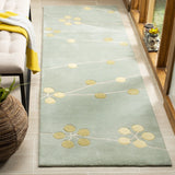 Safavieh Soho 2'-6" x 8'-0" Rug in Light Blue / Gold