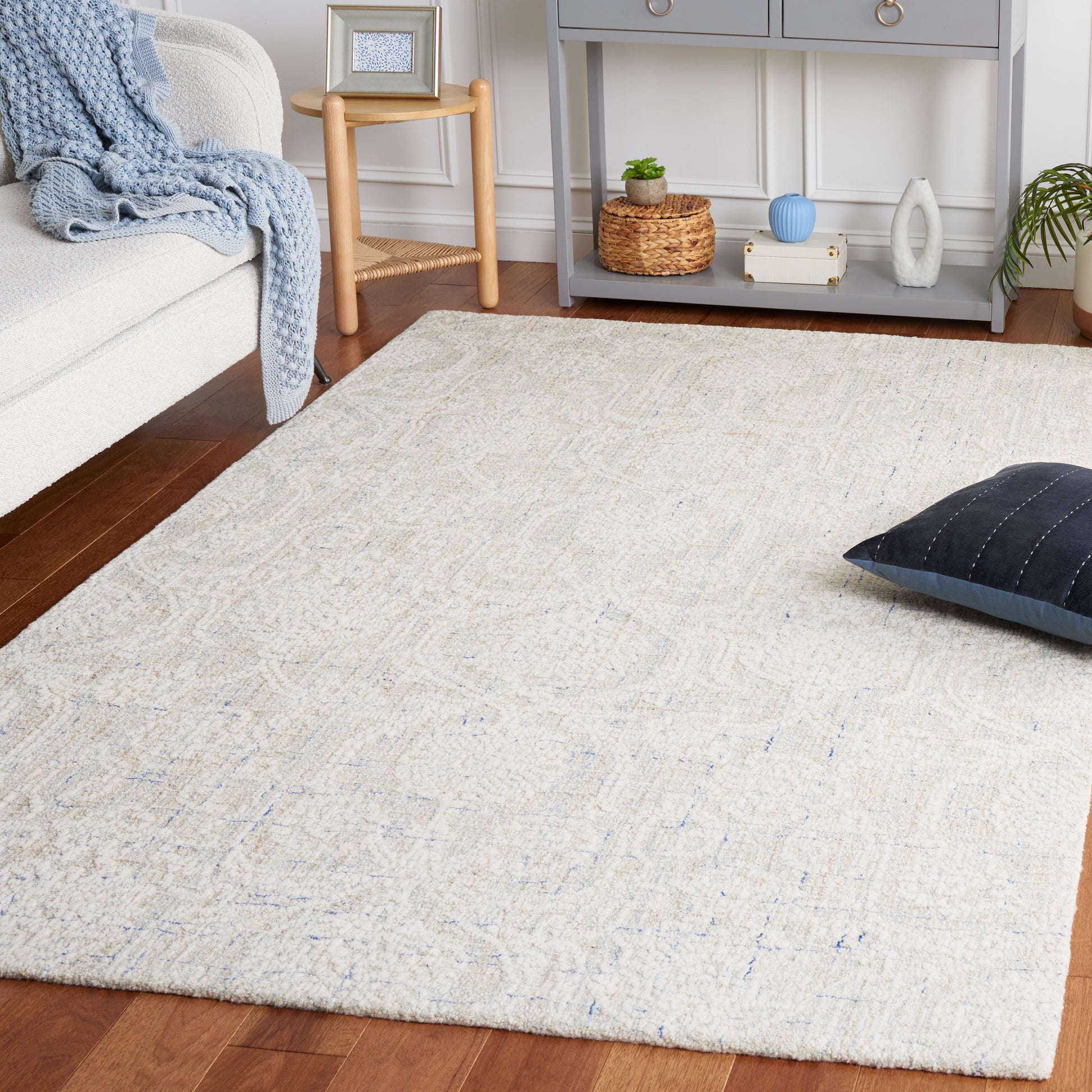 Safavieh Ebony Ebn111M Blue/Ivory Area Rug