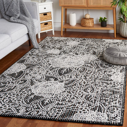 Safavieh Ebony Ebn114Z Black/Ivory Area Rug