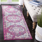 Safavieh Evoke 2'-2" x 7'-0" Rug in Fuchsia / Ivory