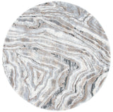 Safavieh Cyrus Shag 6'-7" x 6'-7" Rug in Beige / Grey