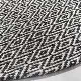 Safavieh Montauk 6'-0" x 6'-0" Rug in Ivory / Dark Grey