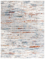 Safavieh Berber Shag 10'-0" x 14'-0" Rug in Blue Rust / Ivory
