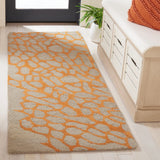 Safavieh Blossom 2'-3" x 10'-0" Rug in Grey / Orange