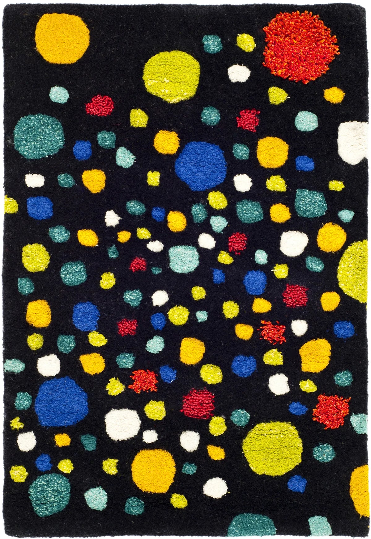 Safavieh Soho 2'-0" x 3'-0" Rug in Black / Multi