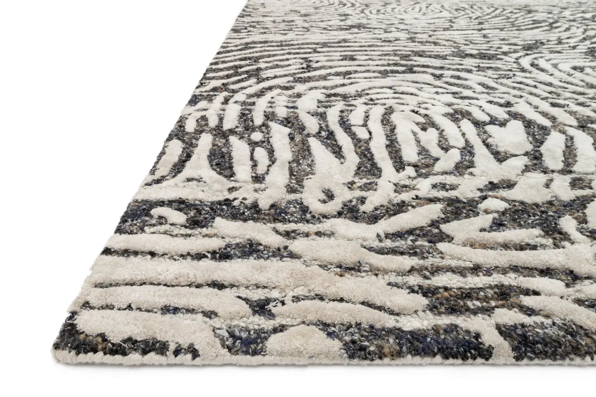 Loloi Juneau Jy-04 Charcoal / Silver Rugs - rug corner