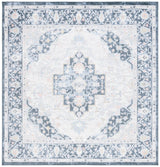 Safavieh Bayside 6'-7" x 6'-7" Rug in Blue / Ivory