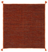Safavieh Montauk 5'-0" x 5'-0" Rug in Orange / Black