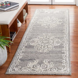 Safavieh Glamour 2'-3" x 8'-0" Rug in Grey / Ivory