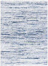 Safavieh Rumi Shag 4'-0" x 6'-0" Rug in Navy / Ivory