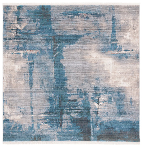 Safavieh Vintage Persian 5'-0" x 5'-0" Rug in Blue / Grey