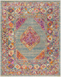 Safavieh Madison 10'-0" x 14'-0" Rug in Light Grey / Fuchsia