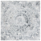 Safavieh Abstract 6'-0" x 6'-0" Rug in Ivory / Black