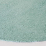 Safavieh Faux Rabbit Fur 6'-0" x 6'-0" Rug in Sage