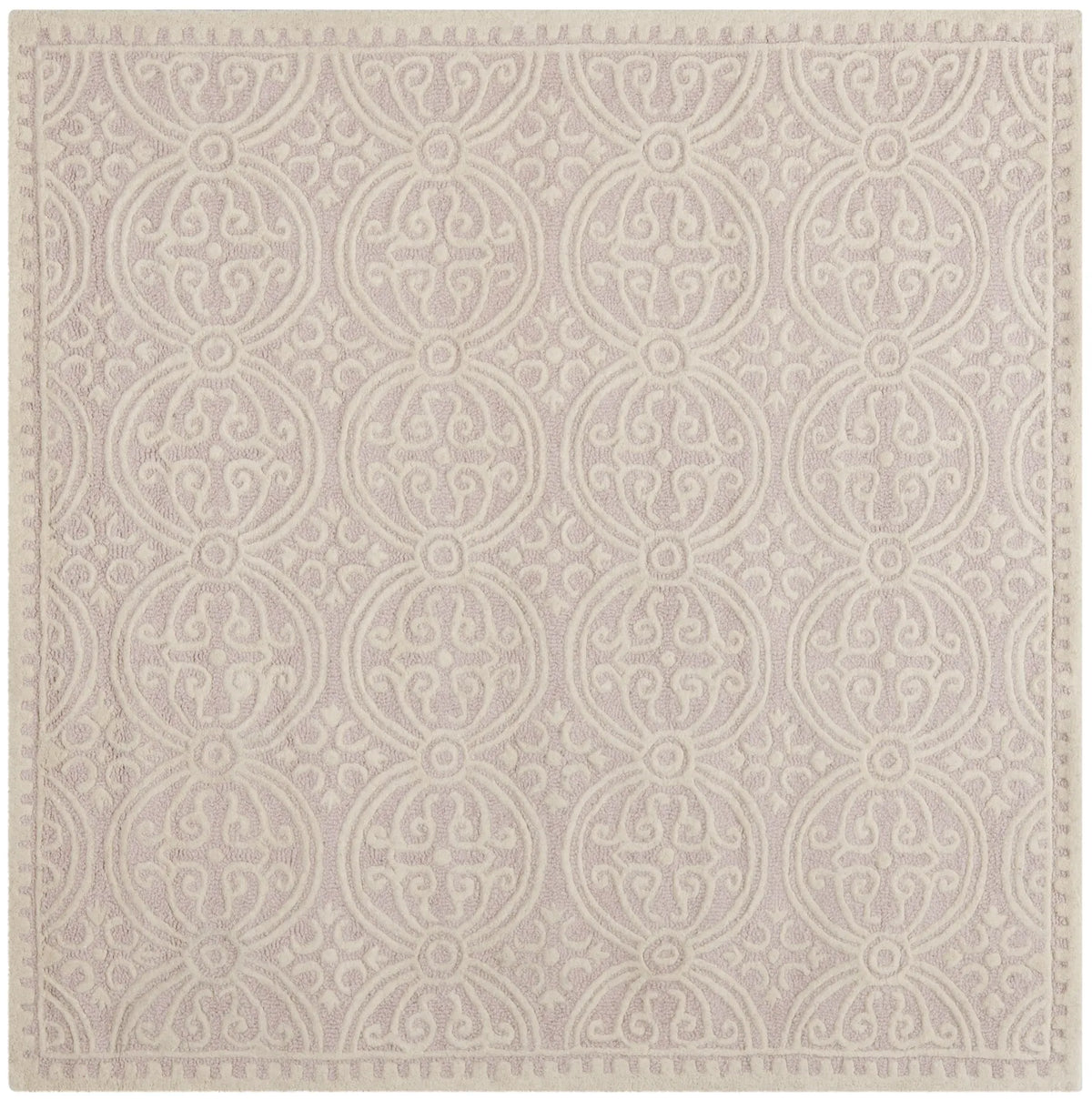 Safavieh Cambridge 6'-0" x 6'-0" Rug in Light Pink / Ivory