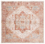 Safavieh Valencia 6'-4" x 6'-4" Rug in Ivory / Rust