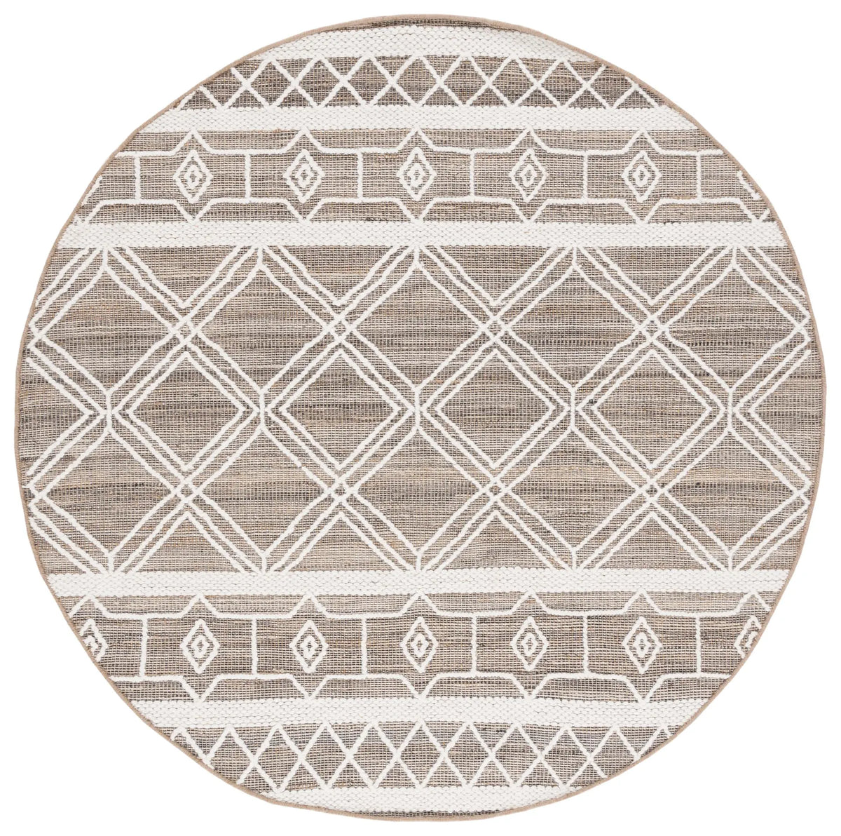 Safavieh Natural Fiber 6'-0" x 6'-0" Rug in Natural / Ivory
