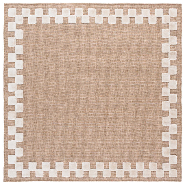 Safavieh Clayton 6'-7" x 6'-7" Rug in Natural / Ivory