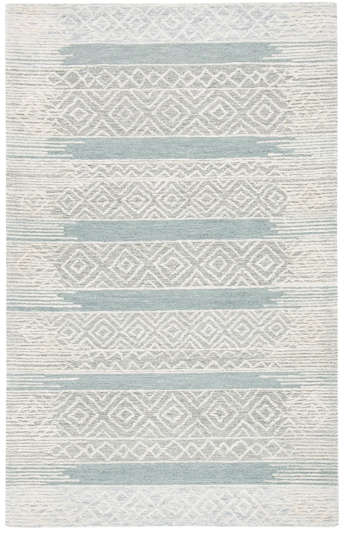 Safavieh Metro 4'-0" x 6'-0" Rug in Natural / Light Grey