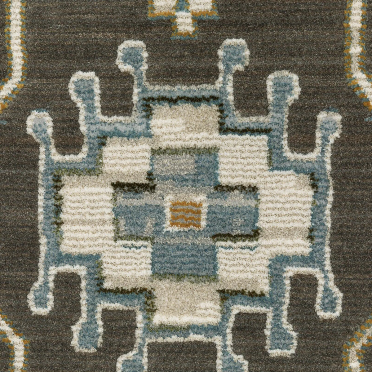 Oriental Weavers Sphinx KEIRA KEI01 Grey Floral Rugs - room scene 2