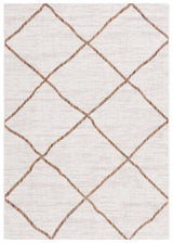 Safavieh Courtyard 4'-0" x 5'-7" Rug in Ivory / Brown