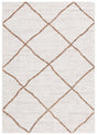 Safavieh Courtyard 4'-0" x 5'-7" Rug in Ivory / Brown