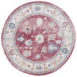 Safavieh Phoenix 500 6'-7" x 6'-7" Rug in Red