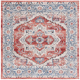Safavieh Luna 6'-7" x 6'-7" Rug in Beige / Blue Rust