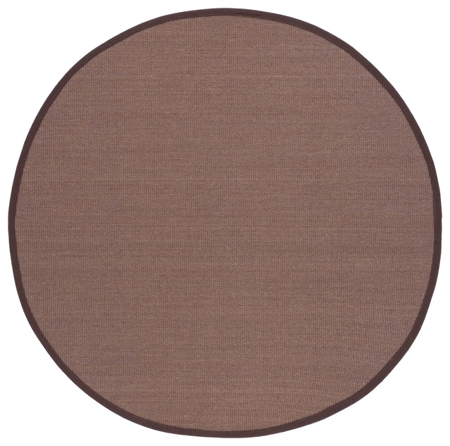 Safavieh Natural Fiber 6'-0" x 6'-0" Rug in Brown / Brown