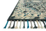 Loloi Zharah Zr-02 Teal / Grey Rugs - rug corner