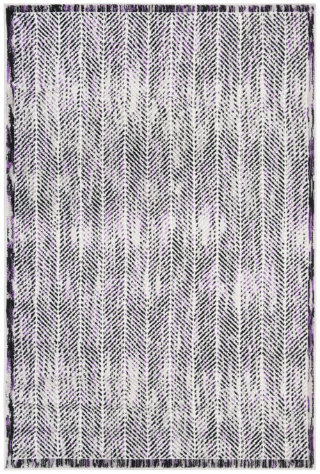Safavieh Skyler 4'-0" x 6'-0" Rug in Grey / Purple