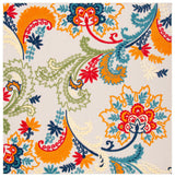 Safavieh Cabana 6'-7" x 6'-7" Rug in Ivory / Blue