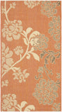 Safavieh Courtyard 2'-0" x 3'-7" Rug in Terra Natural / Brown