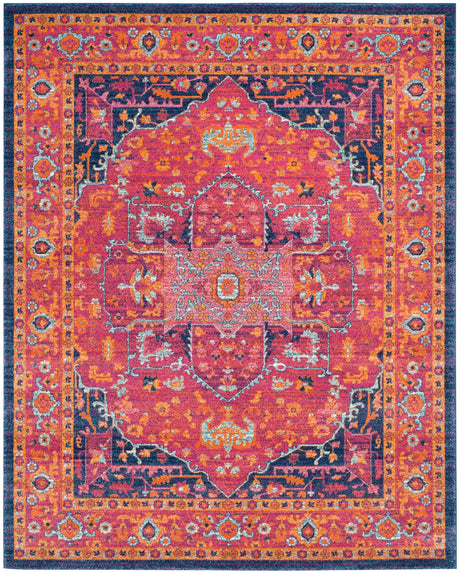 Safavieh Evoke 10'-0" x 14'-0" Rug in Fuchsia / Orange