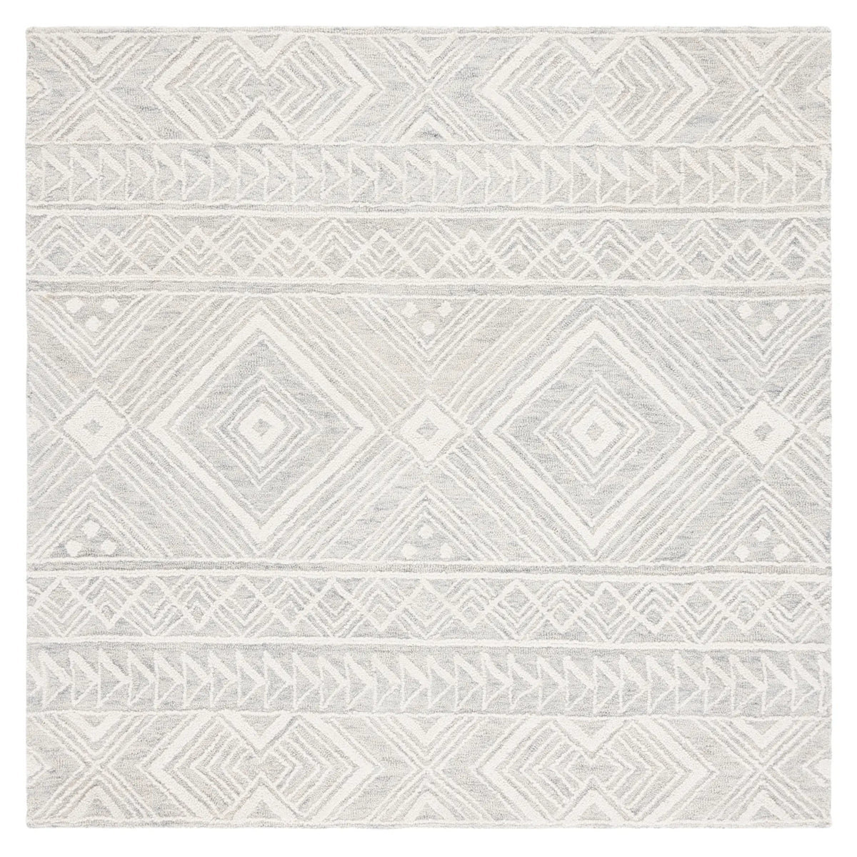 Safavieh Metro 6'-0" x 6'-0" Rug in Grey / Ivory