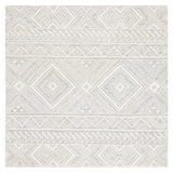 Safavieh Metro 6'-0" x 6'-0" Rug in Grey / Ivory