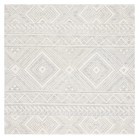 Safavieh Metro 6'-0" x 6'-0" Rug in Grey / Ivory