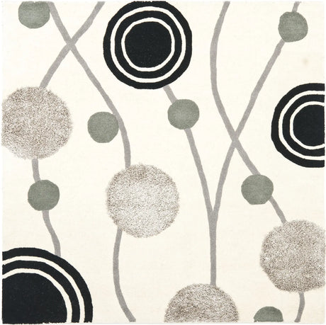 Safavieh Soho 6'-0" x 6'-0" Rug in Ivory / Grey