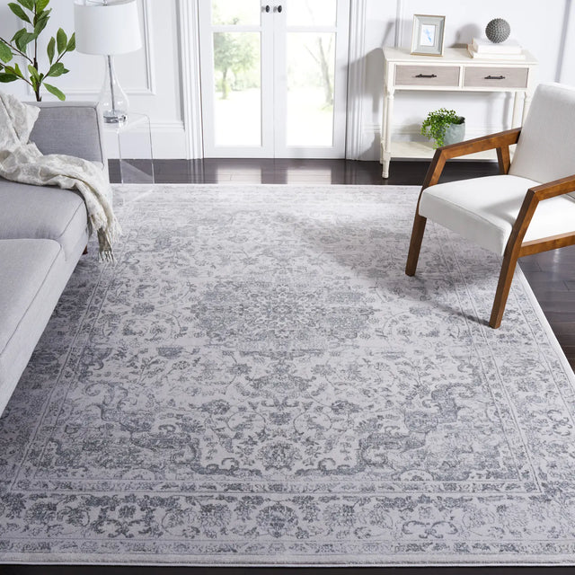 Safavieh Carnegie 10'-0" x 14'-0" Rug in Cream / Dark Grey