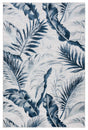 Safavieh Cabana 4'-0" x 6'-0" Rug in Grey / Navy