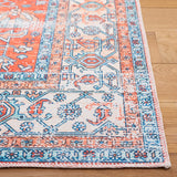 Safavieh Arizona 4'-0" x 6'-0" Rug in Rust / Aqua