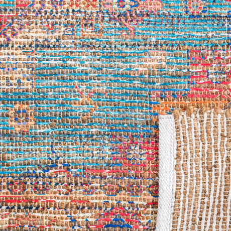 Safavieh Saffron 4'-0" x 6'-0" Rug in Rust / Blue