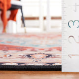 Safavieh Tucson 4'-0" x 6'-0" Rug in Aqua / Rust
